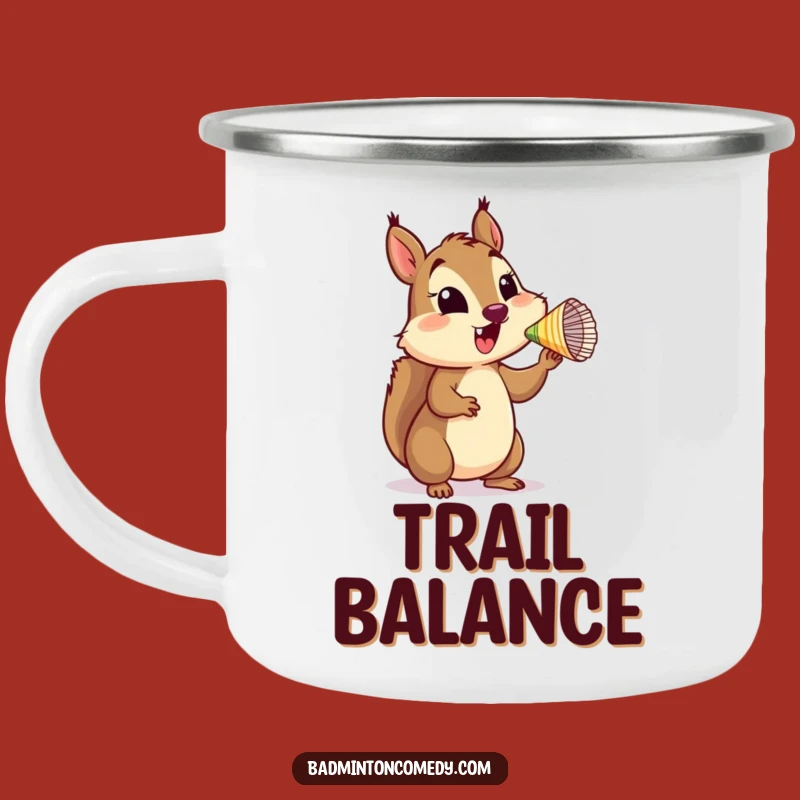 Funny Squirrel Trail Mix Mug - Durable & Hilarious Outdoor Companion