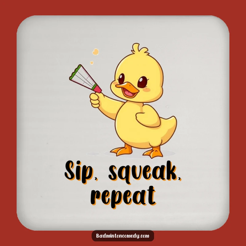 Funny Duck Toy Coaster - Protect Surfaces with Quirky Fun