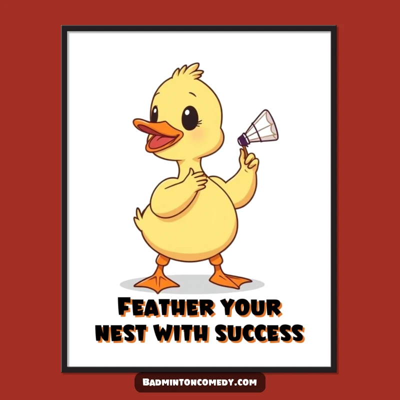 Free Printable Wall Art: Duckling Smash Decor! Funny Downloadable Animal Art Gift.