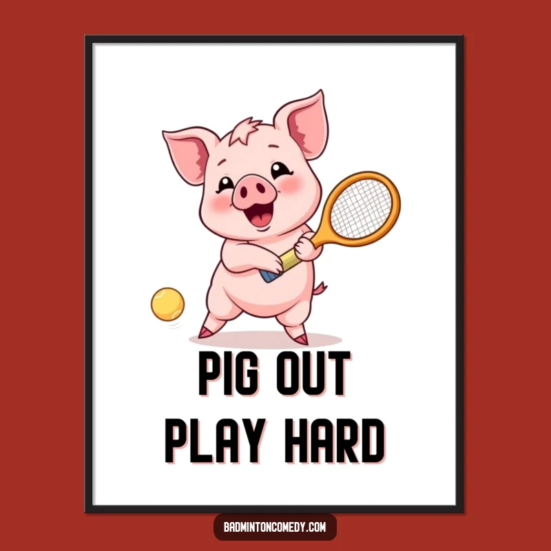 Free Printable Wall Art: Happy Piglet Smash - Downloadable Decor!