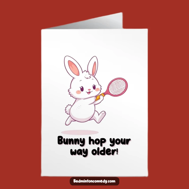 Funny Free Printable Bunny Birthday Card: Fluffy Hit, Downloadable Joyful Gift