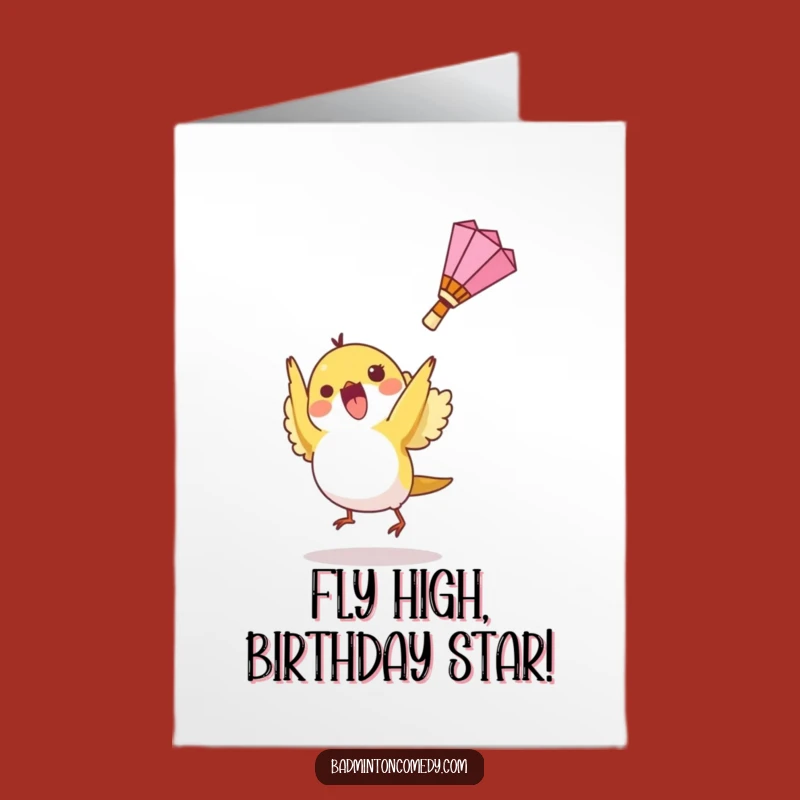 Free Printable Birthday Bird Card: Funny Smash, Downloadable Gift for Joy