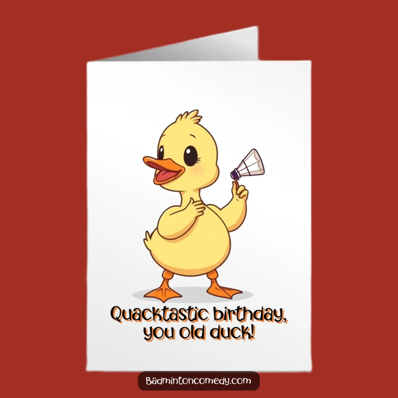Free Printable Birthday Card: Funny Duckling Smash! Perfect DIY Downloadable Gift.