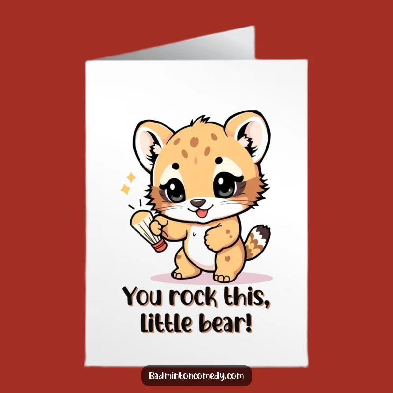Free Printable Congrats Card: Cub's Winning Smash - Joyful Downloadable Gift