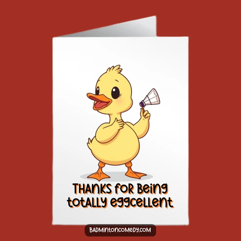 Free Printable Thank You Card: Duckling's Smash Thanks! Hilarious DIY Downloadable Gift.