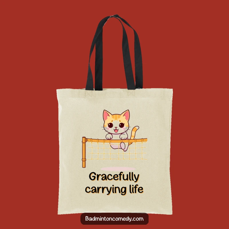 Funny Cat Tote Bag: Net Jumper, Perfect Shopping Gift