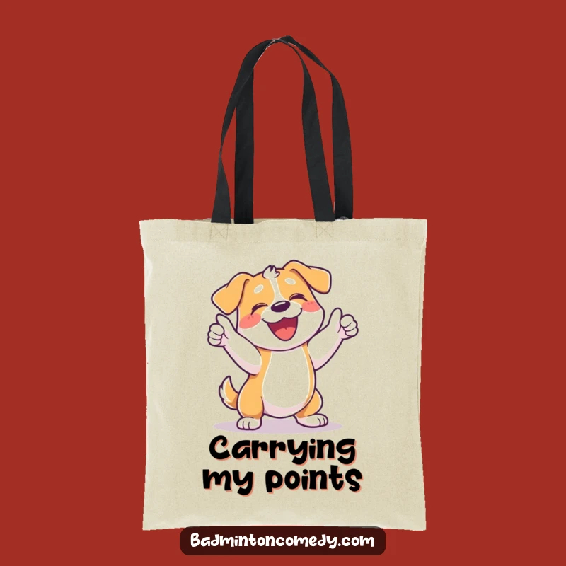 Funny Dog Tennis Tote Bag - Stylish and Humorous Sports Accessory
