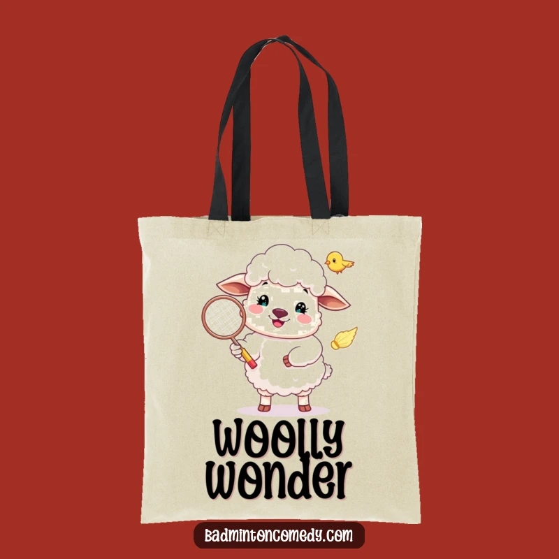 Funny Sheep Badminton Serve Tote Bag: Carry Your Smiles Everywhere